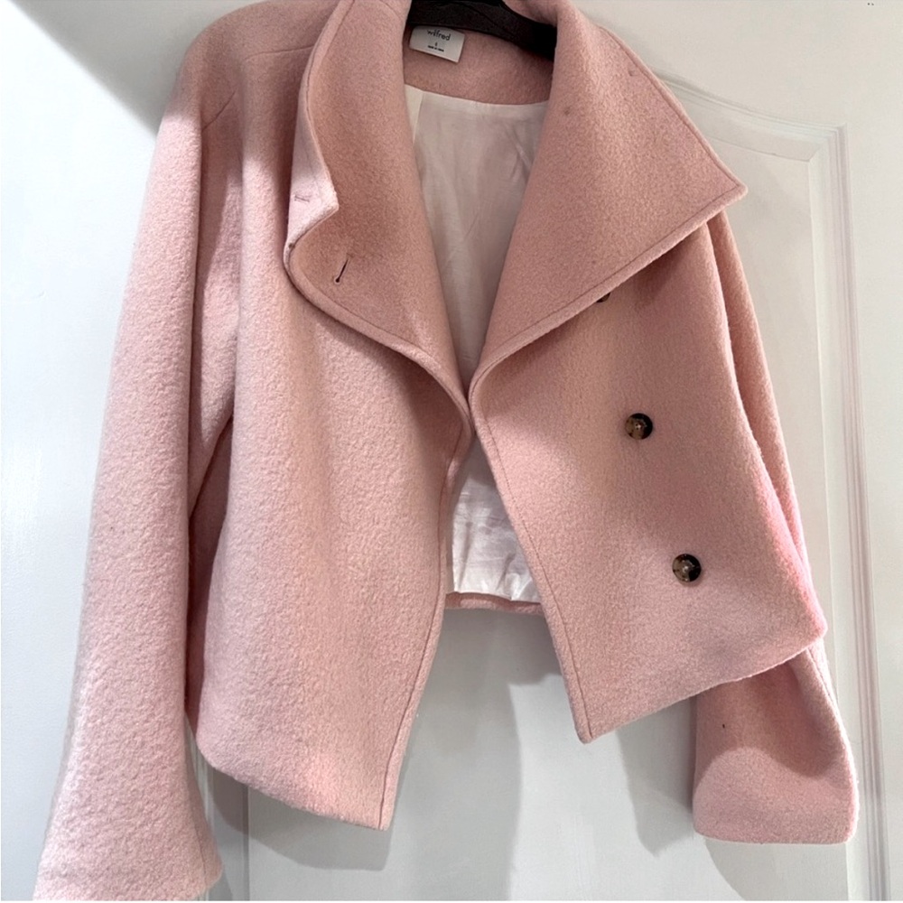 Wilfred Pink Pea Coat XS